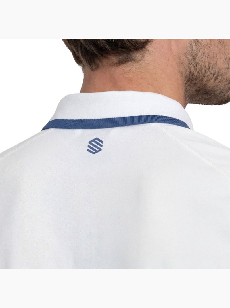Polo técnico media cremallera tenis hombre tenis hombre player Blanco - Kiabi