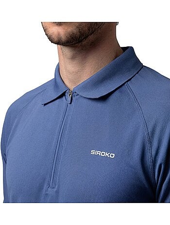 Polo técnico media cremallera tenis hombre tenis hombre player navy