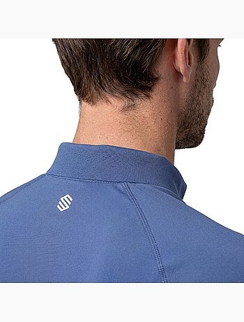 Polo técnico media cremallera tenis hombre tenis hombre player navy