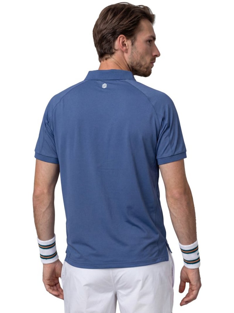 Polo técnico media cremallera tenis hombre tenis hombre player navy Azul - Kiabi