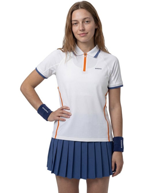 Polo técnico media cremallera tenis mujer tenis mujer player-w - Kiabi