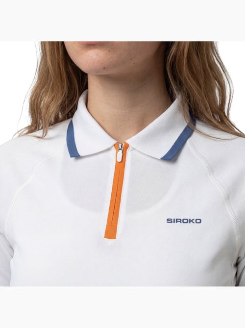 Polo técnico media cremallera tenis mujer tenis mujer player-w - Kiabi
