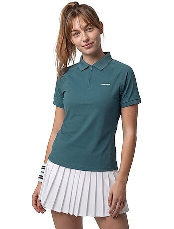Polo técnico media cremallera tenis mujer tenis mujer player-w