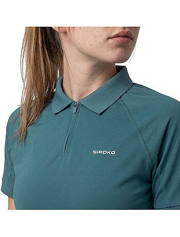 Polo técnico media cremallera tenis mujer tenis mujer player-w