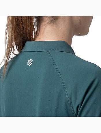 Polo técnico media cremallera tenis mujer tenis mujer player-w