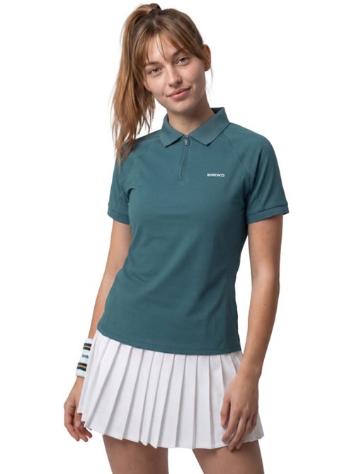 Polo técnico media cremallera tenis mujer tenis mujer player-w - Kiabi