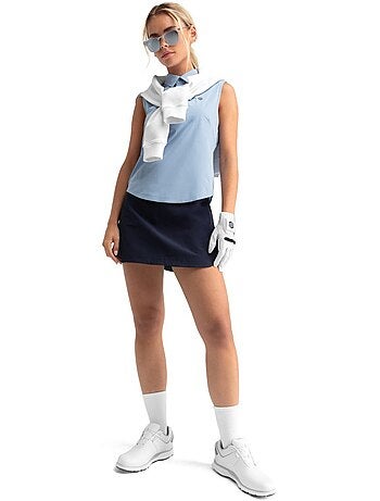 Polo técnico sin mangas golf mujer golf mujer llorea