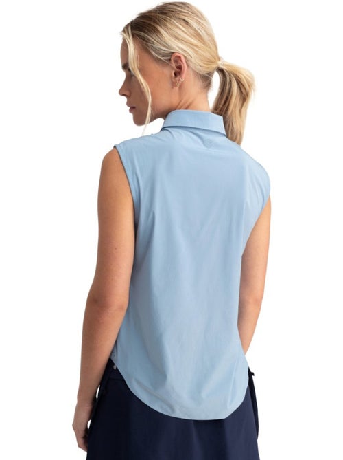 Polo técnico sin mangas golf mujer golf mujer llorea - Kiabi