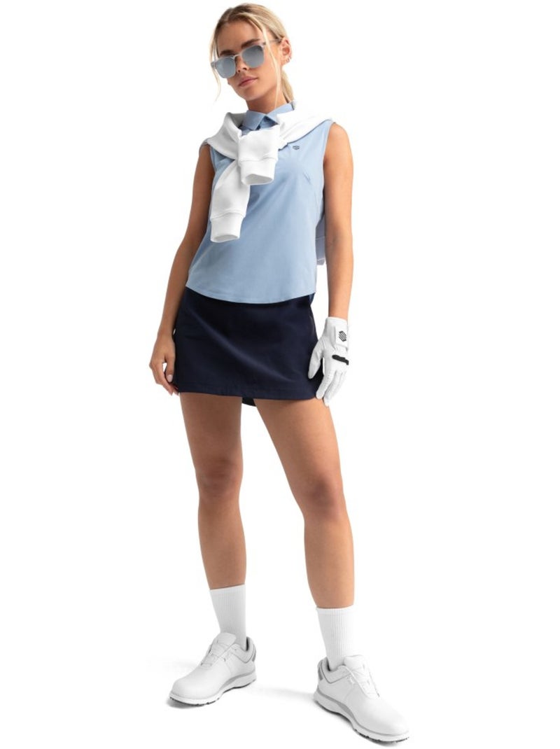 Polo técnico sin mangas golf mujer golf mujer llorea Azul - Kiabi