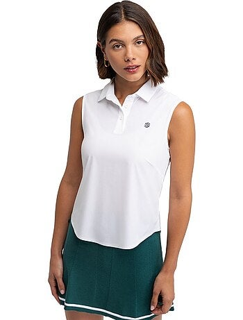 Polo técnico sin mangas golf mujer golf mujer llorea
