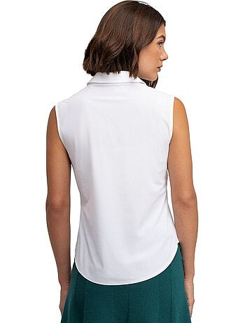 Polo técnico sin mangas golf mujer golf mujer llorea