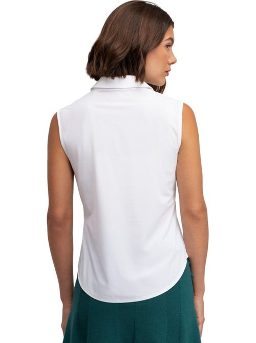 Polo técnico sin mangas golf mujer golf mujer llorea - Kiabi