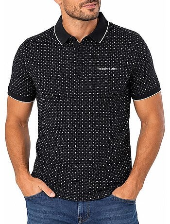 Polo teddy smith de hombre con estampado