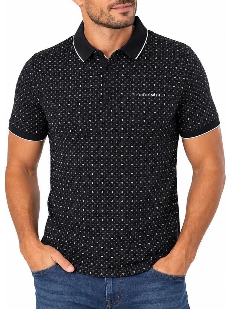Polo teddy smith de hombre con estampado Azul marino - Kiabi