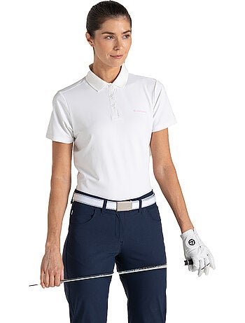 Polo thornbury de nosilife de manga corta golf para mujer - craghoppers