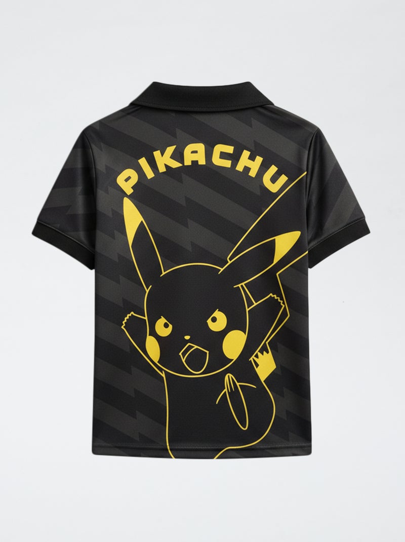 Polo tipo camiseta de fútbol 'Pokémon' Negro - Kiabi