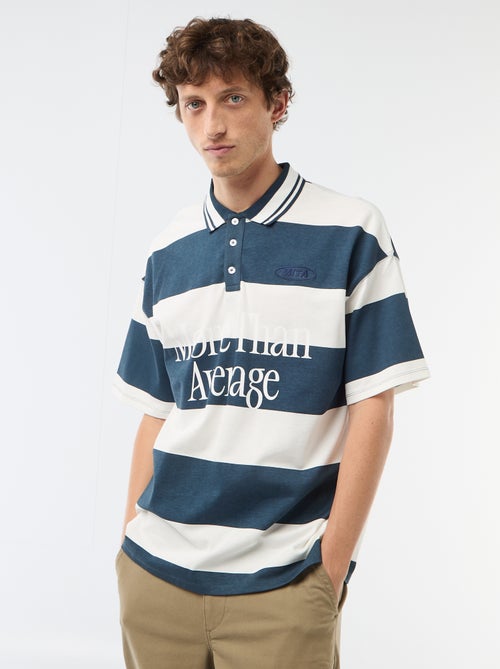 Polo tipo rugby de manga corta - Kiabi