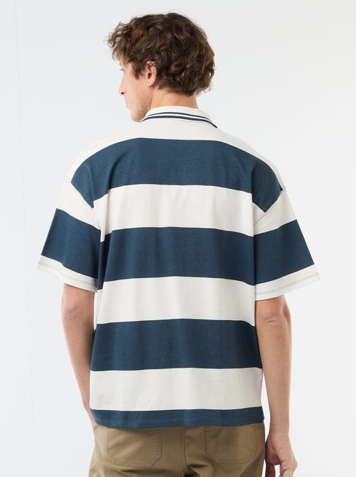 Polo tipo rugby de manga corta - Kiabi