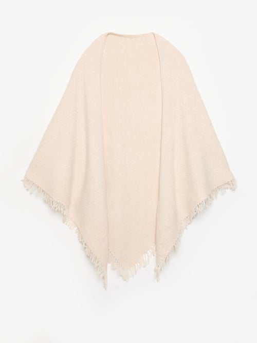 Poncho abierto liso - Kiabi Poncho abierto liso - Kiabi