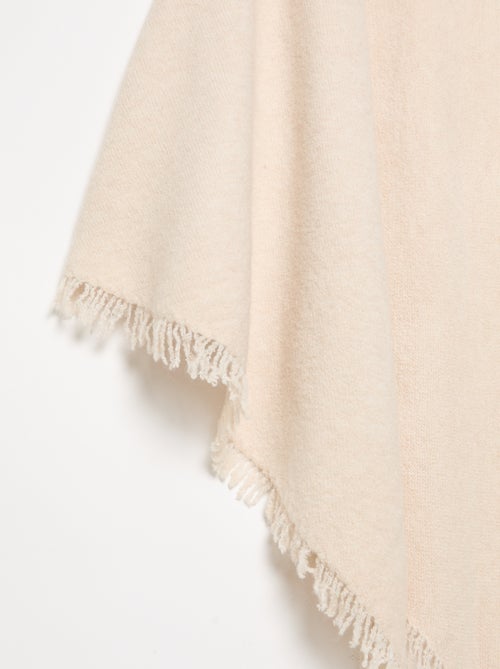 Poncho abierto liso - Kiabi Poncho abierto liso - Kiabi