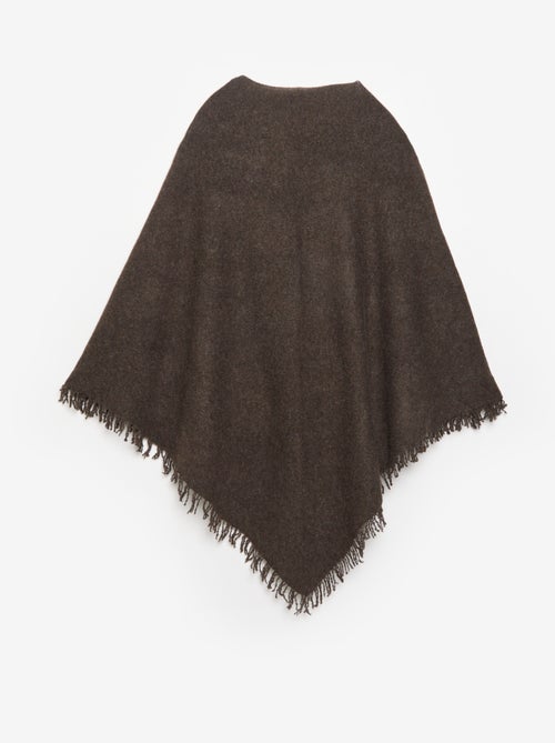 Poncho abierto liso - Kiabi Poncho abierto liso - Kiabi