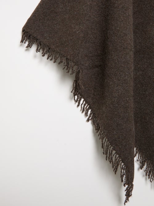 Poncho abierto liso - Kiabi Poncho abierto liso - Kiabi