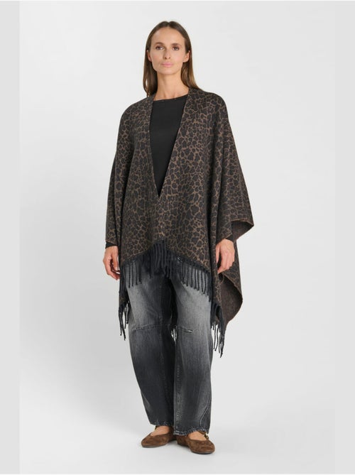 Poncho Amber 'le temps des cerises' - Kiabi Poncho Amber 'le temps des cerises' - Kiabi