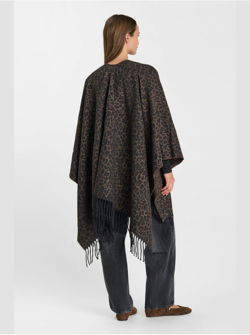 Poncho Amber 'le temps des cerises' Marrón - Kiabi