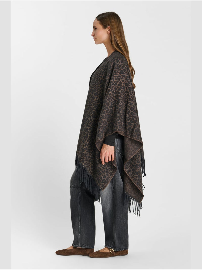 Poncho Amber 'le temps des cerises' Marrón - Kiabi
