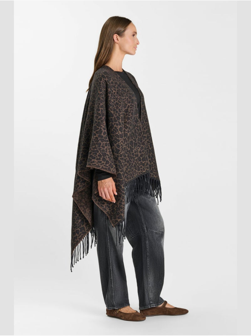 Poncho Amber 'le temps des cerises' Marrón - Kiabi