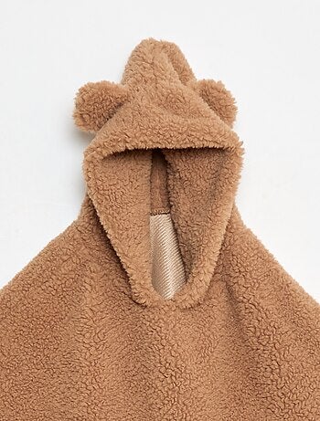 Poncho animado de oso