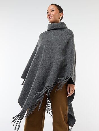 Poncho con flecos 'Vero Moda'