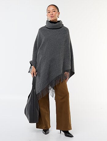 Poncho con flecos 'Vero Moda'