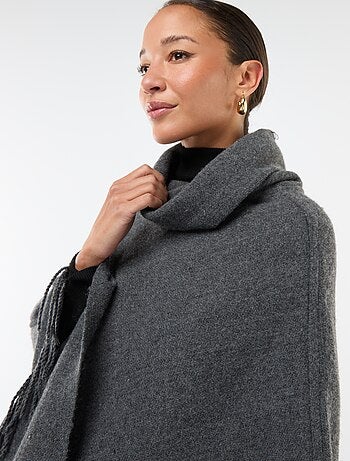 Poncho con flecos 'Vero Moda'