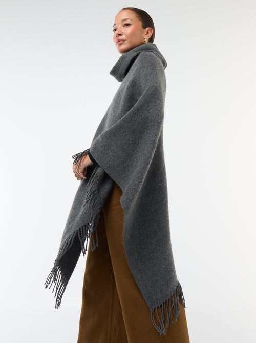 Poncho con flecos 'Vero Moda' - Kiabi