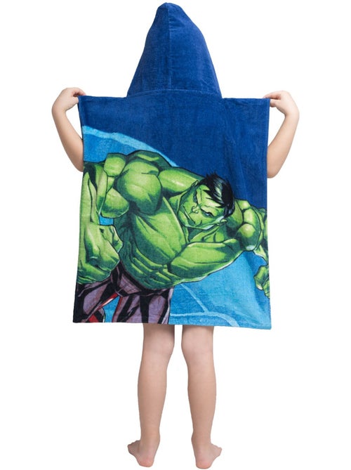 Poncho de baño con capucha avengers 50x115 cm - toalla de algodón - Kiabi