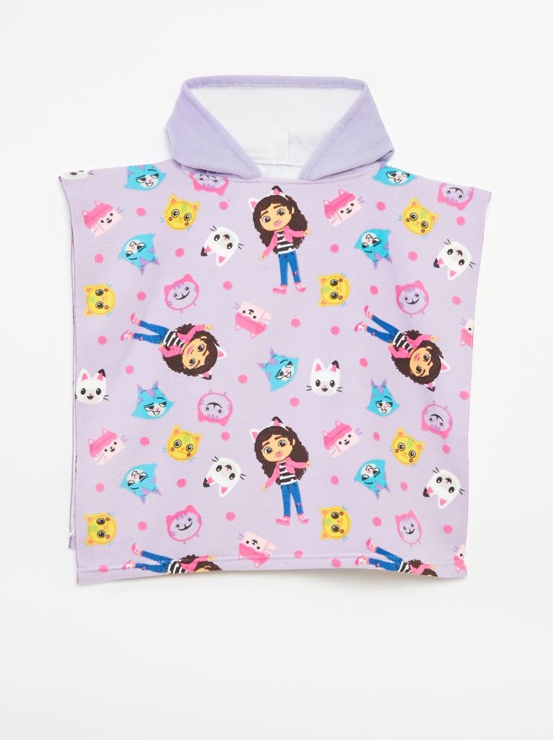Poncho de baño de rizo 'La casa de muñecas de Gabby' PURPURA - Kiabi