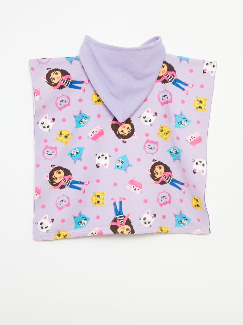 Poncho de baño de rizo 'La casa de muñecas de Gabby' PURPURA - Kiabi