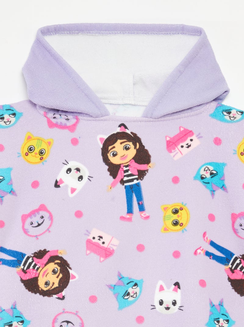 Poncho de baño de rizo 'La casa de muñecas de Gabby' PURPURA - Kiabi