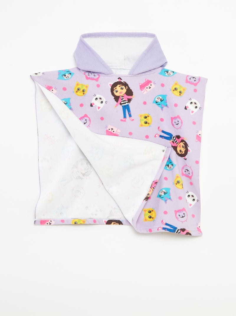 Poncho de baño de rizo 'La casa de muñecas de Gabby' PURPURA - Kiabi