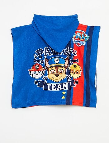 Poncho de baño de rizo 'La Patrulla Canina'