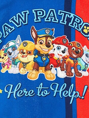 Poncho de baño de rizo 'La Patrulla Canina'