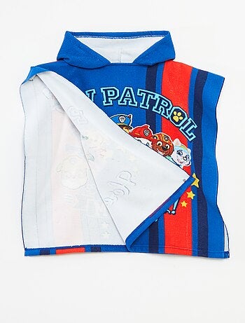 Poncho de baño de rizo 'La Patrulla Canina'