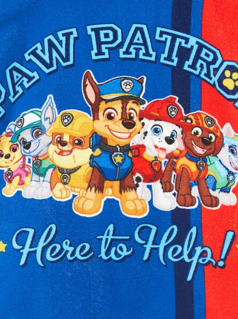 Poncho de baño de rizo 'La Patrulla Canina' AZUL - Kiabi