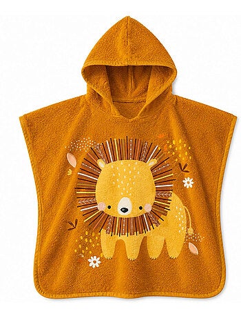 Poncho de baño infantil con capucha de algodón | Sassi Junior