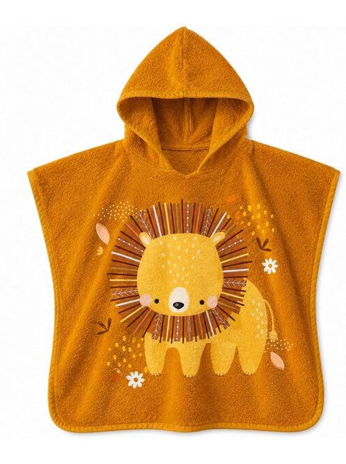 Poncho de baño infantil con capucha de algodón | sassi junior - Kiabi