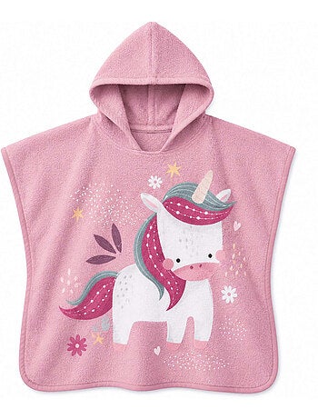 Poncho de baño infantil con capucha de algodón | sassi junior