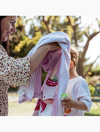 Poncho de baño infantil con capucha de algodón | sassi junior