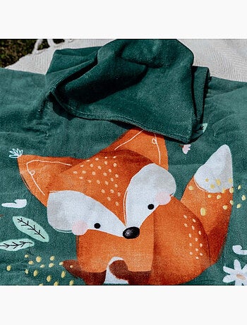 Poncho de baño infantil con capucha de algodón | sassi junior