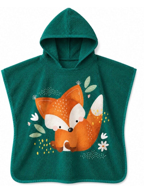 Poncho de baño infantil con capucha de algodón | sassi junior - Kiabi